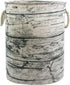 Mziart Large Unique Tree Stump Laundry Basket Bag, Collapsible Waterproof Hamper with Rope Handles, Stylish Storage Bin