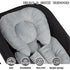 Infant Car Seat Insert Head and Body Support, GFU Reversible Newborn Insert for Carseat with Strap Pads, Soft Stroller