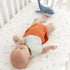 100% 28" 52" Crane Baby Cotton Under The Sea Fitted Crib Sheet with Jellyfish Design, Neutral Crib Sheets, Fitted