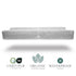 Organic Cotton Contoured Baby Changing Pad w/Waterproof Foam Mattress, Includes Soft, Removable & Washable Cover