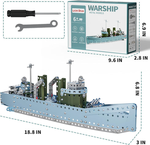 Set, 504 8-12, 8 9 10 11 12-16 Lucky Doug Stem Building Projects Model Cruiser Ocean Ship Pieces Stem Project Building