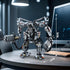 Set 14+ (684 HIGH GODO Black Empire Mech Building Blocks for Adults, Motorized Robot Building Toy with Multiple