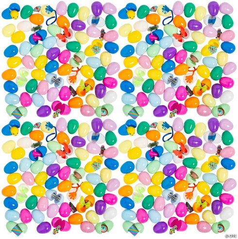 Fun Express 2 1/2" Mega Bulk 200 Pc. Animal Theme Toy-Filled Plastic