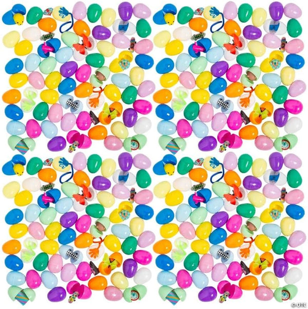 Fun Express 2 1/2" Mega Bulk 200 Pc. Animal Theme Toy-Filled Plastic