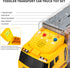 Toddler Construction Toys Car Transport Vehicle with Play Mat, Die-cast Alloy Engineering Gifts for Kids