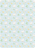 miaozhen 1 Pack 52x28 Cotton Crib Sheets for Baby Boys Girls Soft Stretchy Cute Duck Duckling Grassland Blue Stripe