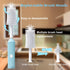Electric Baby Bottle Brush Cleaner - Rechargeable Silicone Brushes Set with Replaceable Brush Head