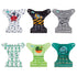 ALVABABY 6 Pack Baby Diaper Pocket Cloth Diapers with 12 Inserts, Adjustable for Boys and Girls 6DM35