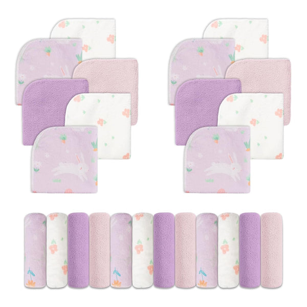 Viviland Baby Washcloths, Super Soft Baby Bath Towels for Newborn 24 Pack,