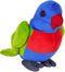 Wild Republic Pocketkins Eco Lorikeet, Stuffed Animal, 5 Inches, Plush Toy, Made from Recycled Materials, Eco Friendly
