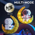 Finger Rock Astronaut Mini Building Sets for Adults, 388 PCS Micro Blocks Building Kit, Cool Gifts for Teen Boys Girls