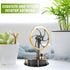 Enthusiasts-HZZ92 Low Temperature Stirling Engine Educational Toy with Precision Brass Aluminum Parts,Efficient