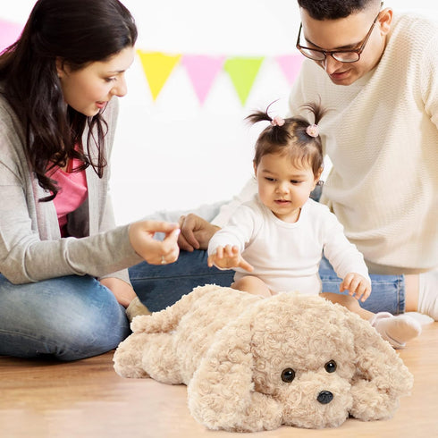 MorisMos Dog Stuffed Animal Plush Toys, Soft Mommy & Babies Set, Large Dog Plush Toy for Kids