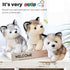 CHELEI2019 7.9" Husky Stuffed Animal, Stuffed Husky Dog Plush Pillow Toy, Gifts for Kids