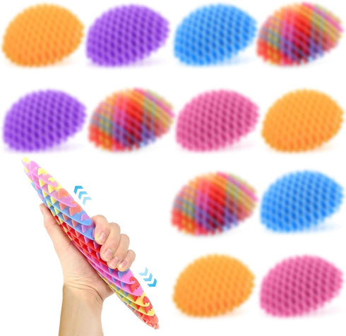 donciety Valentines Day Gifts for 12Pcs Fidget Worm, Worm Fidget Toy, Resistance Fidget