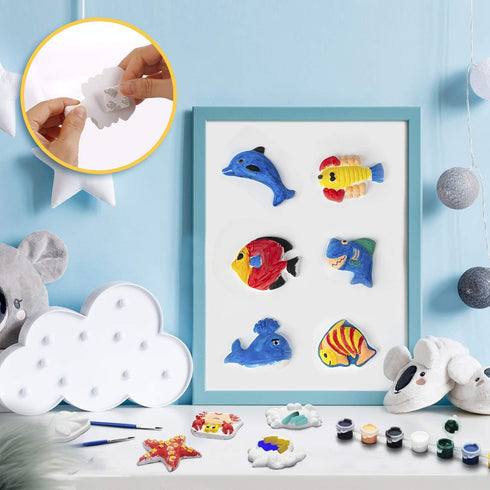 80 4-8, Set, 3, 4, 5, 6, 7, 8, KODATEK Piece Arts and Crafts for Kids Ages Kids Paint Kit Art Easter Craft Activities