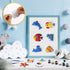 80 4-8, Set, 3, 4, 5, 6, 7, 8, KODATEK Piece Arts and Crafts for Kids Ages Kids Paint Kit Art Easter Craft Activities