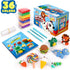 Sago Brothers 36 Colors Air Dry Clay, Soft Modeling Clay for Kids