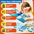 30 4-8 Funcils Paint by Sticker & Number for Kids - Color by Sticker Paint Book | Travel, Airplane, Car Activities