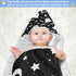YETTASBIN 30 30 Inch Halloween Ghost Baby Towel, Ultra Soft Absorbent Cotton Baby Hooded Bath Towel for Newborn Baby