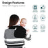 Burp Cloths & Baby Bibs 2-in-1 Set - Large Size 3 Layers Cotton, Super Soft and Absorbent for Teething