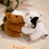 7.8" PEACH CAT Horse Stuffed Animal Cute Plushies Small Plush Toys Gifts for Kids Brown
