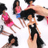 12 Piece African American Toy Doll Playset - 11.8" Premium Fashion Diversity Dolls for Kids