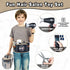 WishaLife Kids Barber Shop Playset - Hair Cutting Kit for Boys, Kids Shaving Kit, Hair Salon Pretend Play Toy Gift for