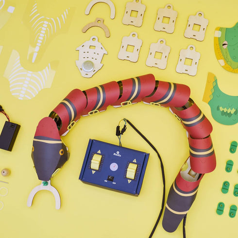 9+ KiwiCo - Remote Controlled Snake Robot | DIY Robotics Engineering Building Kit | Science Exploration Activity & RC