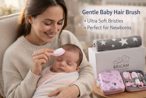 BRICAM Baby Grooming KIT- Nail Care (Pink)