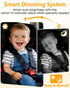 Gwozn 1080P: 3 Setup 7-Inch 2 Dual Baby Car Camera HD Mins Easy Recording Monitor Backseat Camera for Kids with Clear