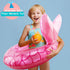 6 Pcs Kids Inflatable Swimming Ring, Mermaid Pool Float for Boys and Girls, Summer Outdoor Beach Party Supplies, 3
