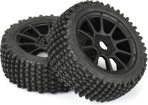 Pro-line Racing 1/8 Gladiator M2 Fr/Rr Bgy Tire MTD Blk Mach 10, 2 PRO907421 RC Tire