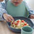 2 Pack Beaba Silicone Baby Bib, Baby Bibs with Baby Food Catcher, Baby Boy Bibs Baby Girl Bibs, Baby Essentials