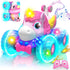 Lehoo Castle Remote Control Car for Girls 360 Rotating, Unicorn Monster Truck