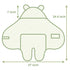 XMWEALTHY Cute Newborn Baby Boys Girls Plush Swaddle Blankets - Brown Color