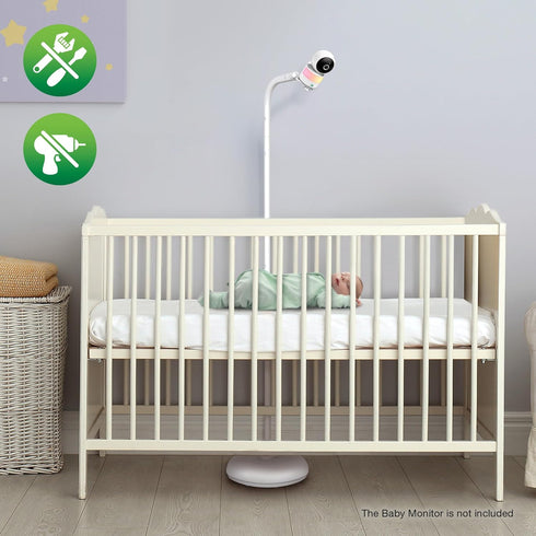 LeapFrog Setup Floor Stand Accessory, Compatible with Most Cameras, Adjustable Camera Mount for Crib, Secure and Stable