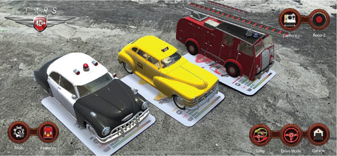 Cars 4D+ Augmented Reality Flashcards, Interactive Driving Experience with 26 Vehicles and Educational App