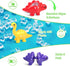 Dinosaur Letters Matching Game, 26 Double-Sided ABC Alphabet Match, Montessori Educational Toy for Kids 1-5 Years