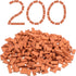 Mini Bricks Tiny Bricks for Landscaping, 1/35 Scale (200 Pcs) - Realistic Fake Miniature Bricks for Dollhouse Garden