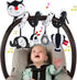 Car Seat Toys for Infants 0-6 Months, High Contrast Hanging Toys for Baby Carseat, Developmental Toys with Music