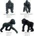 10 Playset FUNSHOWCASE Gorilla and Chimpanzees African Jungle Animals Toy Figure Realistic Plastic Figurine
