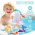 1-3, Set 6-12 Mold Free Baby Bath Toys for Toddlers No Hole Ocean Animal Bathtub with Mesh Organizer, Sensory Water