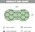 GOODOLD Set 1 Pack Green Monstera Leaves Muslin Baby Burp Cloths - Super Absorbent and Soft Burping Rags - Cotton Burp