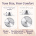 999 1.8x0.6 inch) Silver Nursing Cups: Pure Silver Nipple Shield | Breastfeeding Nursing Cups w/Breast Shields