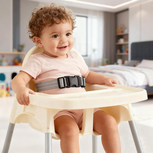 Zoanchig Child High Chair Straps, Adjustable Kid Safety Belt, Baby Two-Point Safety Harness for Children's Chairs