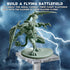 3pcs Combat Risers for Flying Miniatures - Adjustable Height Multi-Tiered Platforms for Tabletop RPG and Board Games