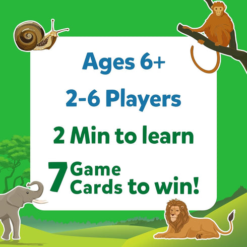 Skillmatics Card Game - Guess in 10 Animal Planet, Perfect for Boys, Girls, Kids, and Families, Ages 6-9