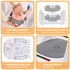 6 Baby Bath Seat for Babies Months & Up Sitting Up,Infant Bath Seat with Temperature Alert+Open Backrest+on/Off