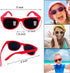 GINMIC Kids Sunglasses Party Favors, 12 Pack Neon Sunglasses for Boys and Girls, Great Gift
